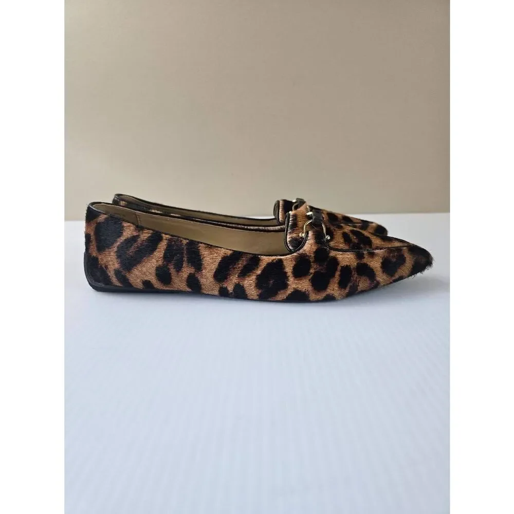 Talbots Driving Flats Sz 8 1/2 Leopard